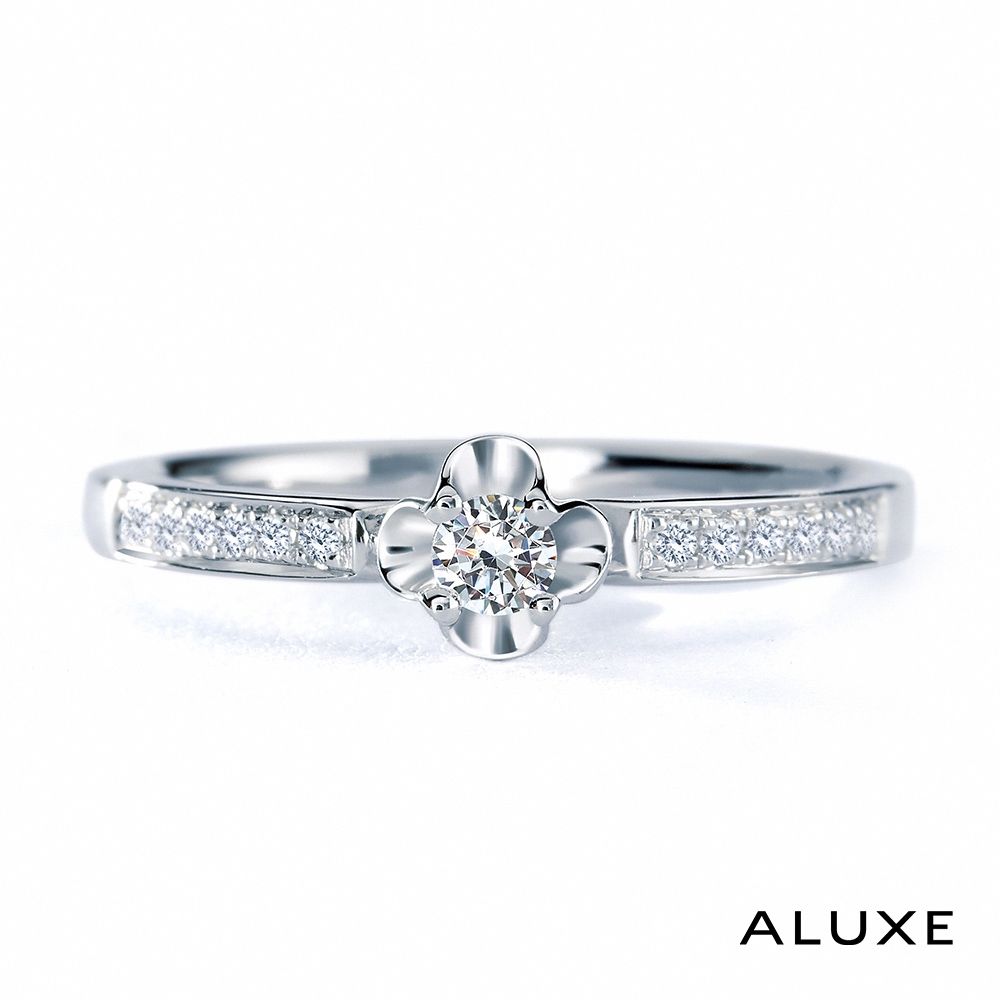 ALUXE 亞立詩 18K金情侶結婚戒指-女戒 RG0504