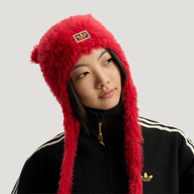 【adidas 愛迪達】 CNY 毛帽 男/女 - Originals KH0286