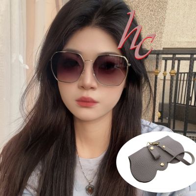 【COACH】亞洲版 時尚金屬大鏡面太陽眼鏡 HC7165D 90053C 淡金框抗UV漸層灰鏡片 公司貨(加贈掛式眼鏡袋)