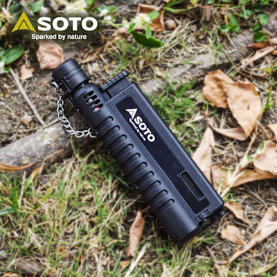 日本SOTO 伸縮防風點火器(黑色) ST-480CBKEXP 填充式打火機