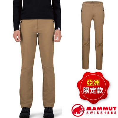 【MAMMUT 長毛象】AF 男 Trekkers 3.0 SO Pants 機能彈性透氣快乾防潑水長褲 1021-00800-7494 深沙褐