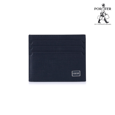 PORTER INTERNATIONAL - 沉穩風尚LOFTY真皮卡夾 - 深藍
