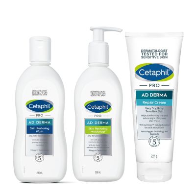Cetaphil舒特膚 AD益膚康修護3入組