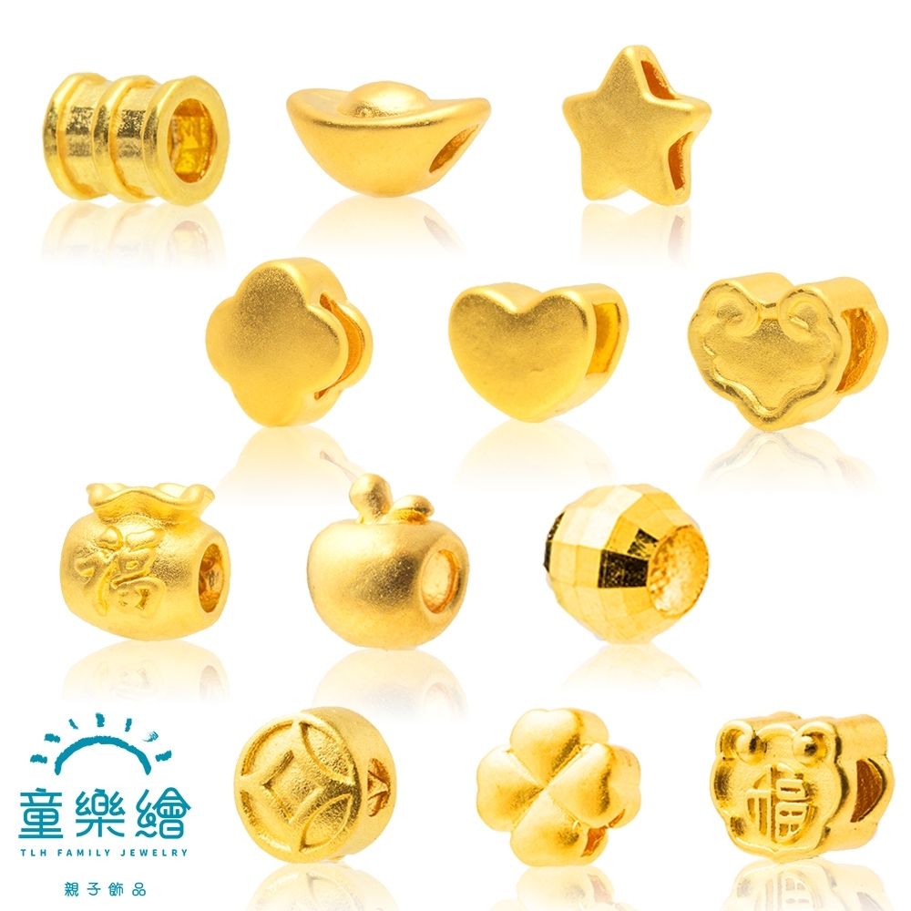【童樂繪金飾】parents-kids line 童心弦親子紅繩手鍊系列 12款任選約重0.03錢±0.02 (彌月金飾 彌月禮) (小朋友款)