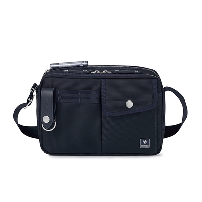 PORTER INTERNATIONAL - 自信經典NEW HEAT雙層斜背包 - 深藍