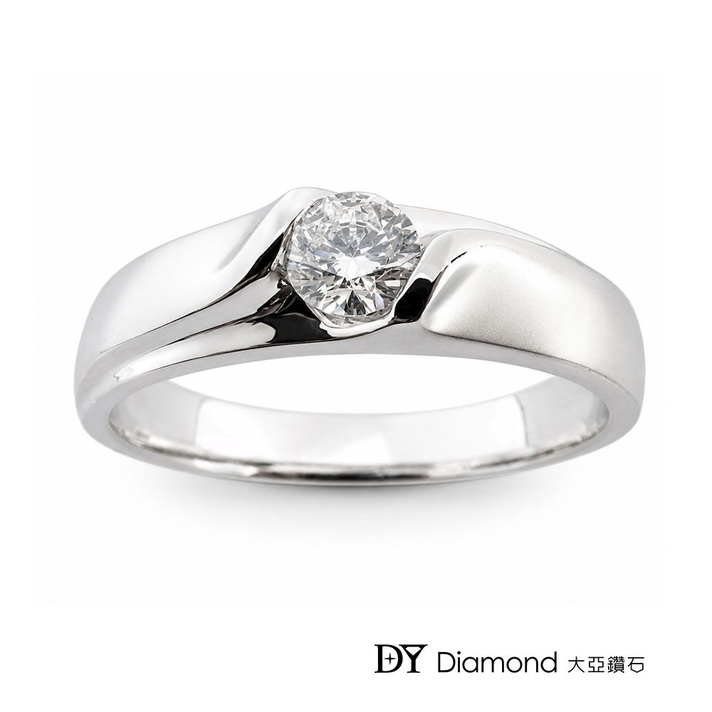 DY Diamond 大亞鑽石 18K金 0.20克拉 經典時尚男戒