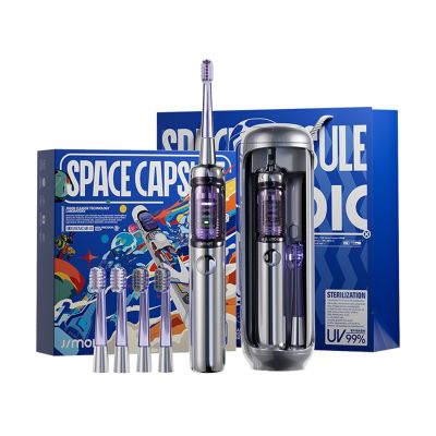 【JIMOK】J6 PRO星際太空艙電動牙刷禮盒/攜帶/旅行/出國/賽博龐克/牙周/牙齦/蛀牙/全口清潔/盥洗/禮品