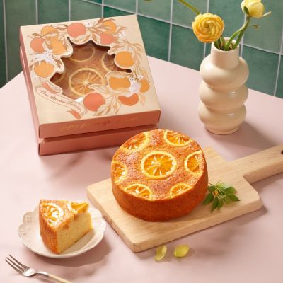 【金格】幸福香橙蛋糕禮盒2入-母親節禮盒