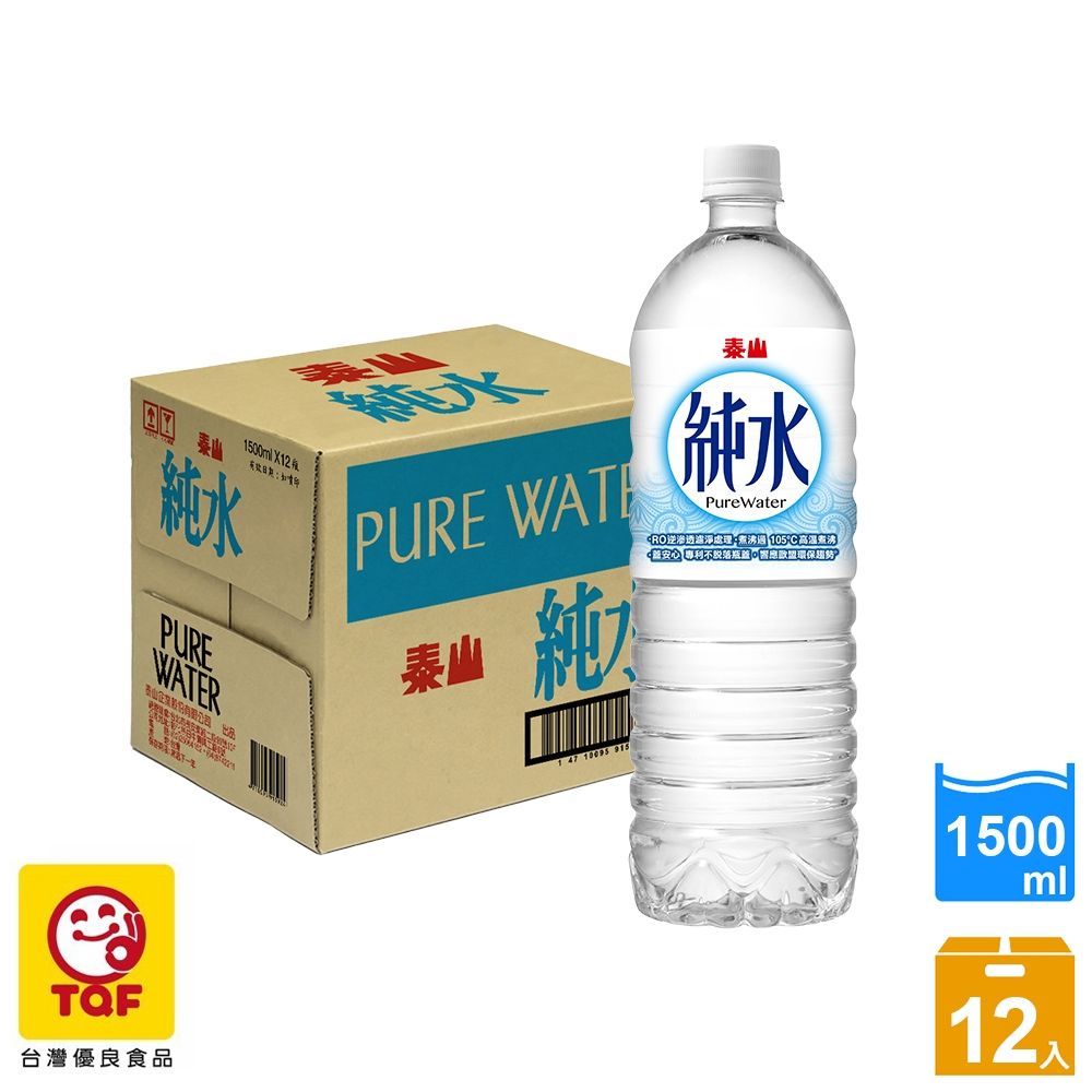 泰山 純水(1500mlx12入)