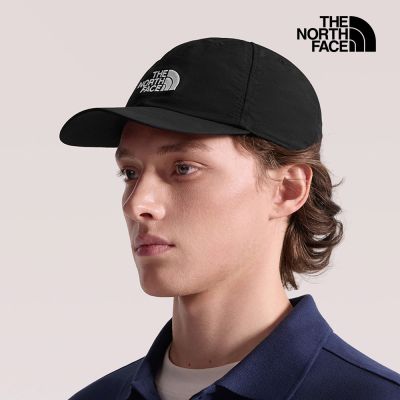 【The North Face 官方旗艦】北面男女款黑色舒適透氣運動帽｜8CQ1KY4