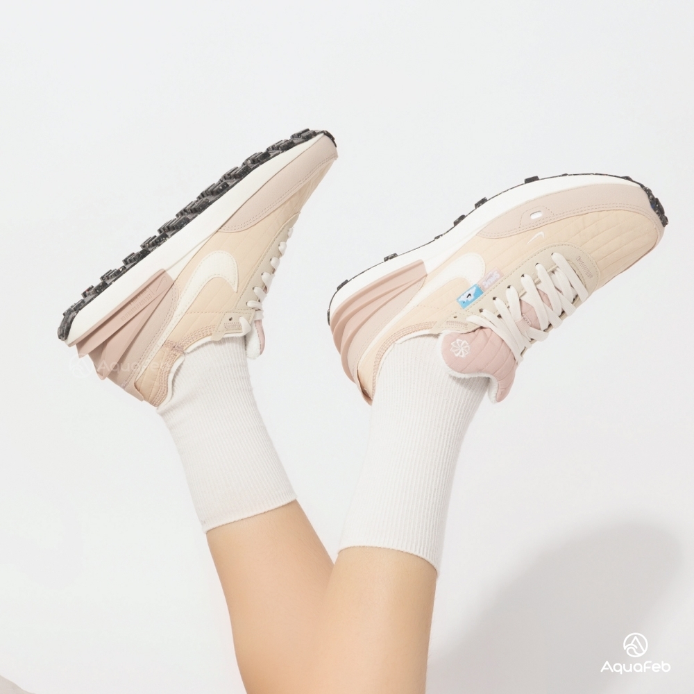 Nike W Waffle One NN 女粉紅草莓牛奶拼接運動休閒鞋DO4661-211 | 休閒