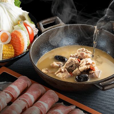 隱鍋 養生鍋底(1500g)任選3入組(養蔘龍骨/麻辣雙饗/鳳梨苦瓜/南洋肉骨) 加贈麻辣鴨血