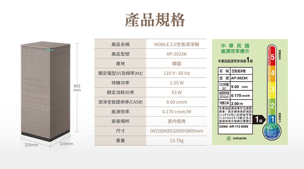 Coway AP-2023K - 詳情20