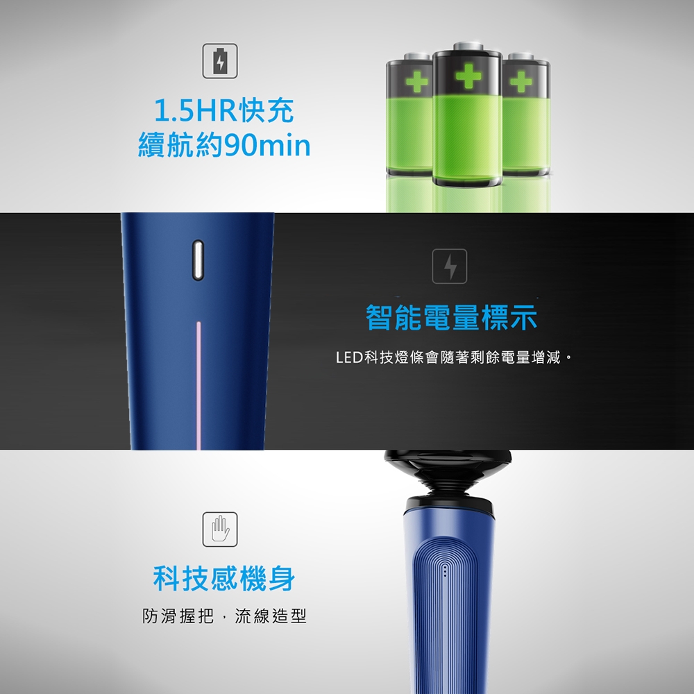 SAMPO 聲寶】4D水洗三刀頭電動刮鬍刀EA-Z1904WL | 其他品牌| Yahoo購物中心