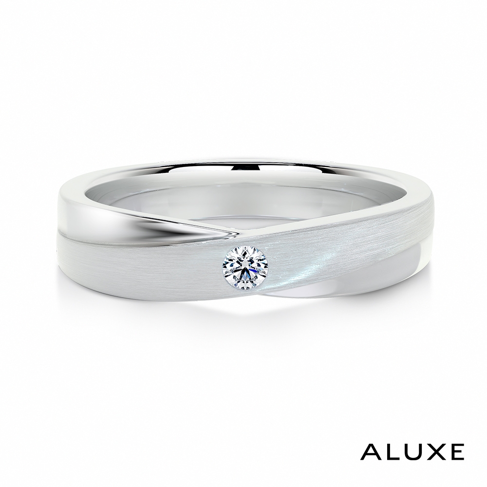 ALUXE 亞立詩 18K金情侶結婚戒指-男戒 RB0510