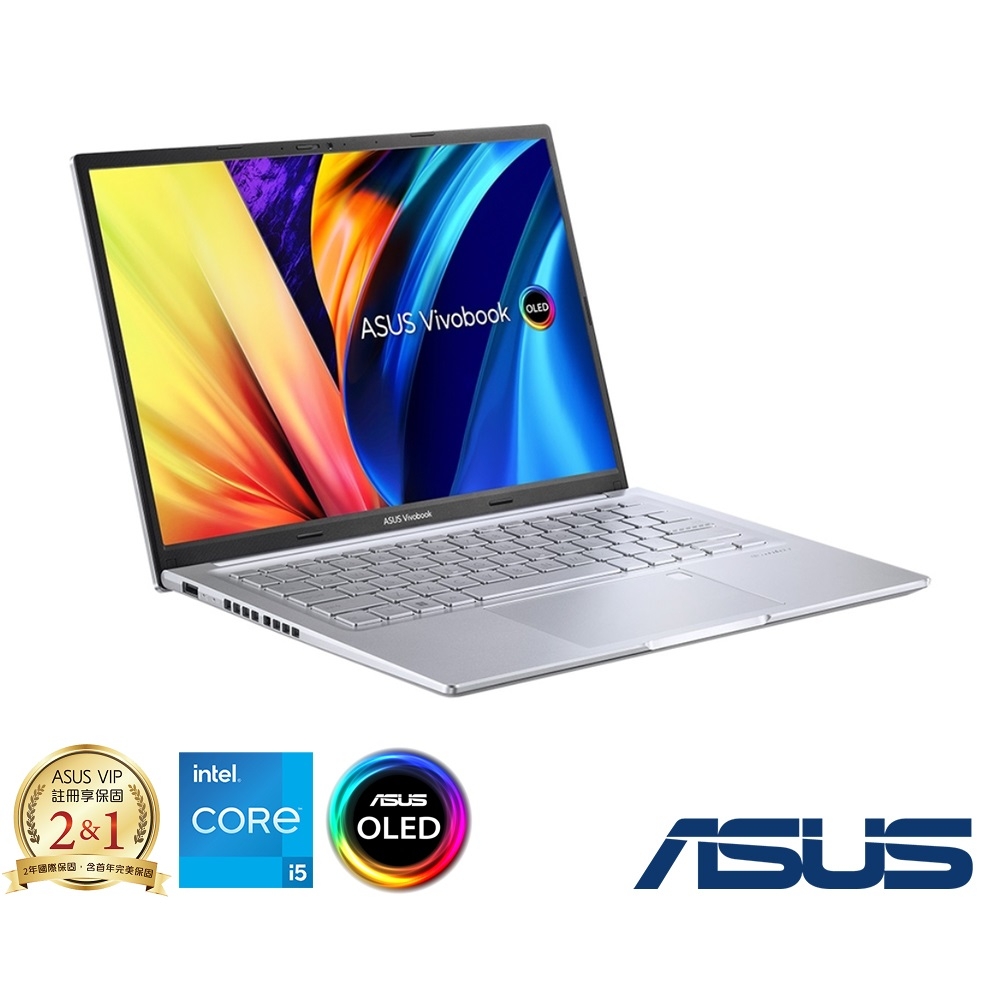 ASUS X1403ZA 14吋2.8K筆電(i5-12500H/8G/512G/Vivobook 14X OLED/冰河