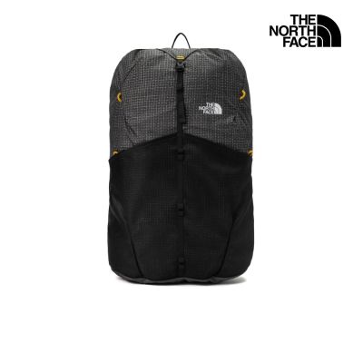 【The North Face 官方旗艦】北面男女款灰黑拼接輕量戶外後背包｜8GJEWUO 筆電包/登山包