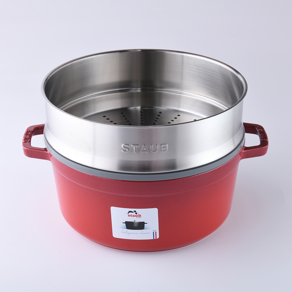 STAUB 赤 鋳鉄 小型鍋 ストウブ 鋳物ホーロー鍋 ピコ・ココット | ツヴィリング公式