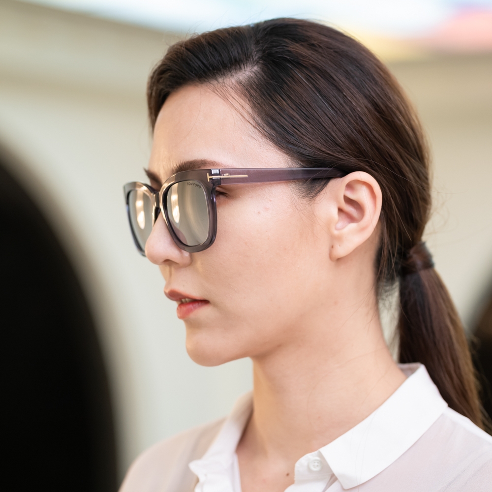 TOM FORD 水銀面太陽眼鏡(灰紫色)TF9348 | 太陽眼鏡/墨鏡| Yahoo購物中心