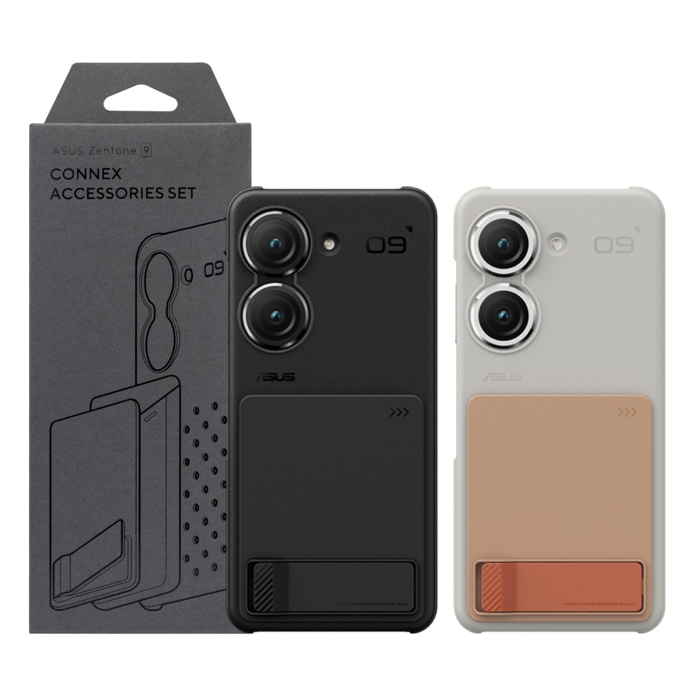 ASUS Zenfone 9 Connex 原廠智慧擴充配件組AY2203 (背蓋+支架+卡夾