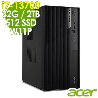 Acer 宏碁 ACER VM8715G 商用工作站(i7-13700/32G/2TB+512G SSD/500W/W11P)