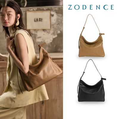 ZODENCE MURIEL植鞣真皮極簡個性HOBO肩背包-多色