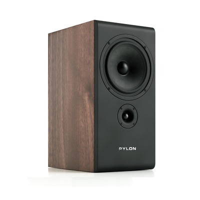 歐洲製造 PYLON AUDIO OPAL MONITOR 書架喇叭 / 胡桃木色，台灣公司貨，一對二支