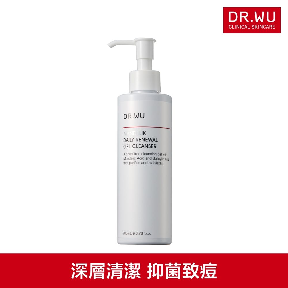 DR.WU 杏仁酸溫和煥膚潔膚露200ML