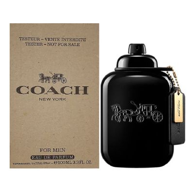 Coach For Men 時尚曜黑男性淡香精 100ml Tester 包裝 (原廠公司貨)