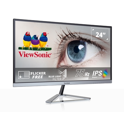 ViewSonic VX2476-smhd 24型AH-IPS 薄邊框電腦螢幕| 24型螢幕| Yahoo
