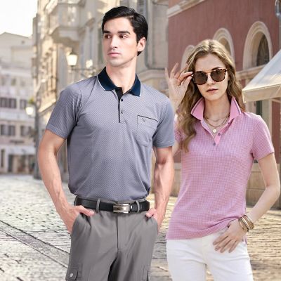 Emilio Valentino 范倫鐵諾 男女裝 短袖POLO衫 商務休閒 男 女上衣 吸濕排汗 涼爽透氣 口袋 MIT(多款選)