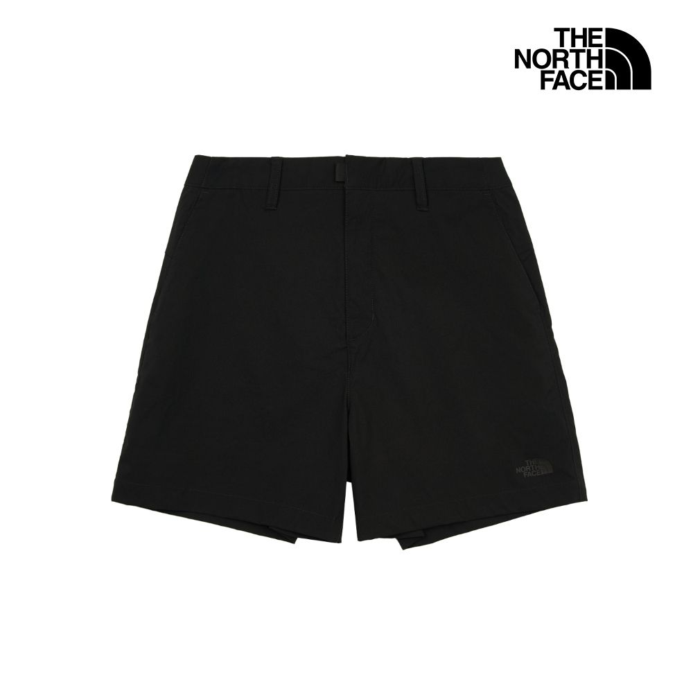 【The North Face 官方旗艦】 北面女款黑色DWR防潑水短褲｜8DFMJK3