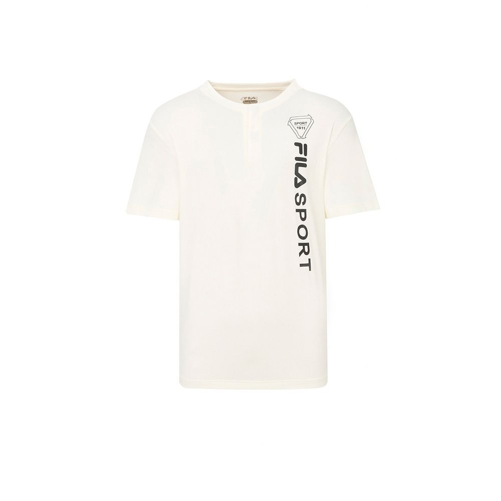 FILA 中性短TEE/運動服/排汗衫/短褲 任選 (A款-米白)
