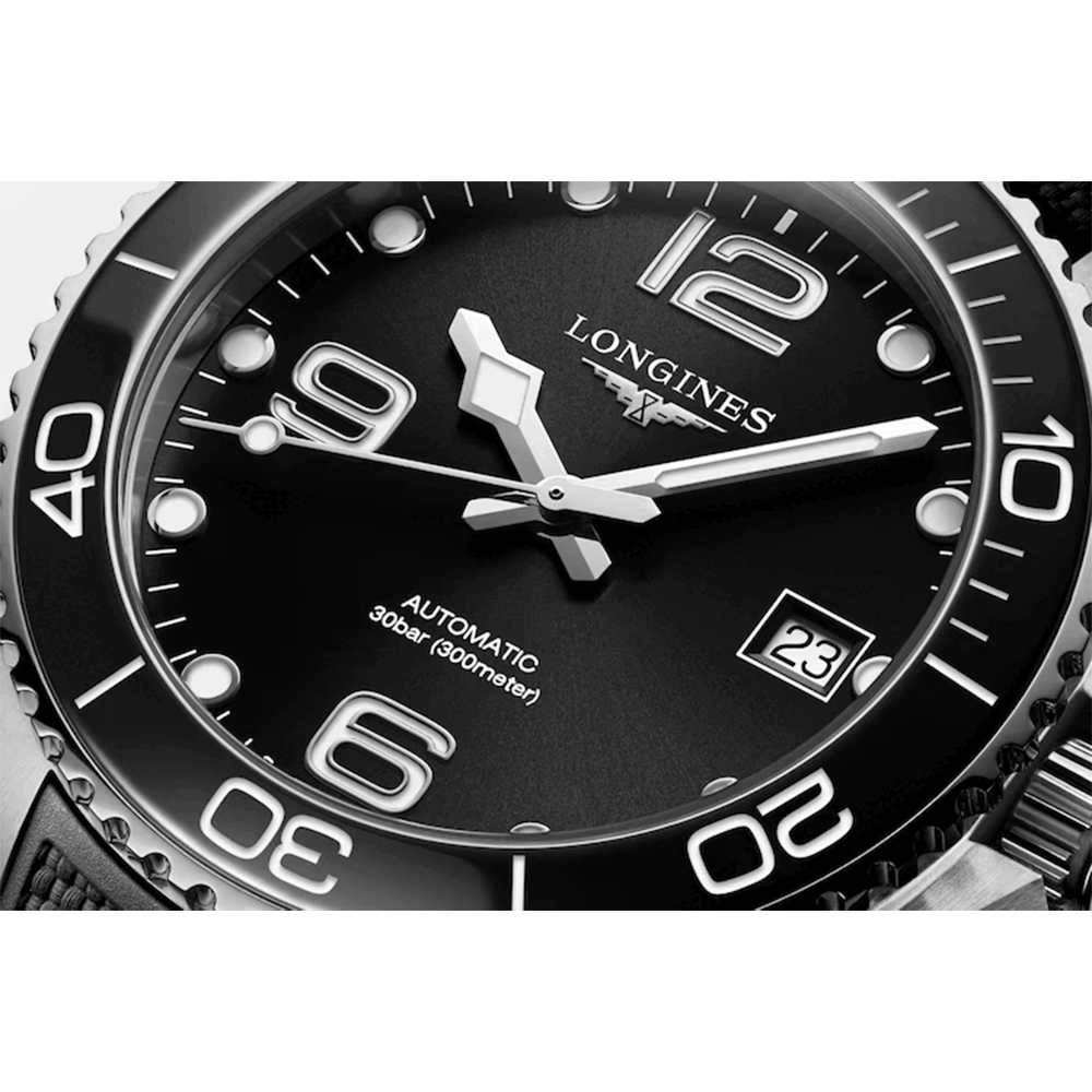 LONGINES 浪琴深海征服者浪鬼陶瓷潛水機械錶週年慶狂歡-黑/39mm L3