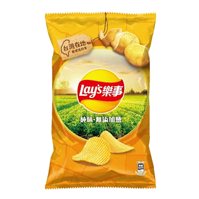樂事波樂純味口味洋芋片85g/包