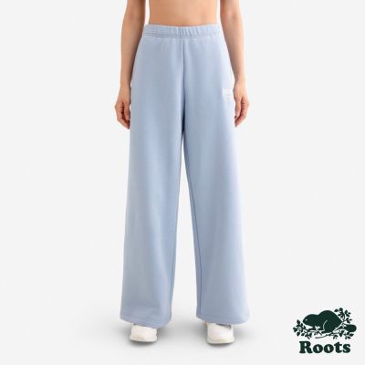 Roots女裝- SPORTING GOODS 99 棉褲-淺藍色