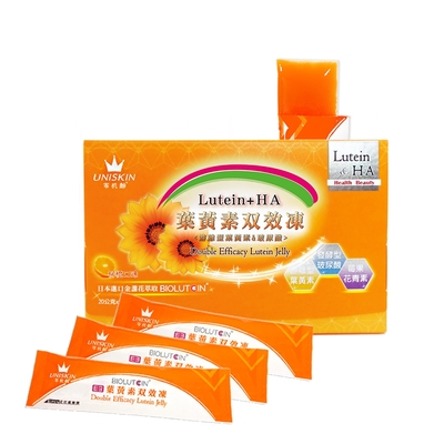 UNISKIN零機齡 葉黃素雙效凍*5盒/共70條