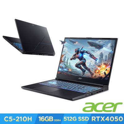 Acer 宏碁 Aspire 7 A715-59G-565X 15.6吋獨顯效能筆電-黑(CU5-210H/16GB/512GB/RTX4050/Win11)