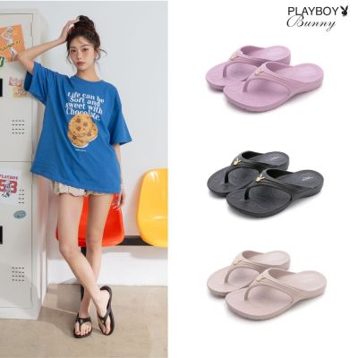 PLAYBOY Sunshine 舒適夾腳涼拖鞋-3色-PYT203