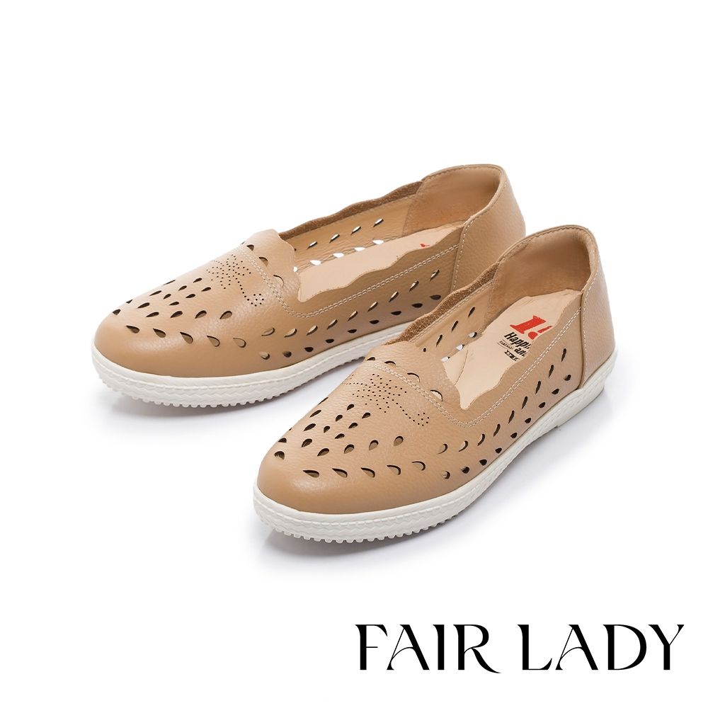 FAIR LADY 上班族的鞋櫃救星｜通勤免綁帶・懶人休閒鞋 多款 均一價 (A款-太妃糖)