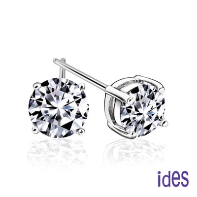 ides愛蒂思  精選1克拉E/VS1八心八箭完美車工鑽石耳環