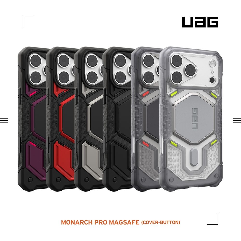 UAG iPhone 18/17 Pro/Pro Max 磁吸頂級版耐衝擊鏡頭保護殼 (相機按鍵 支援MagSafe 手機殼) (iPhone 18/17 Pro)