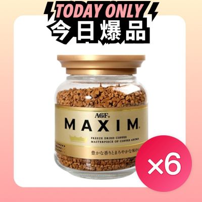 AGF 箴言金咖啡 80g x6入