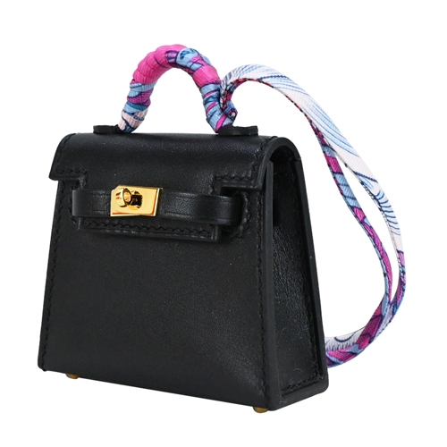 小物 Twilly Hermes Mightychic Hermès In the Pocket Twilly Set – Noir Rose