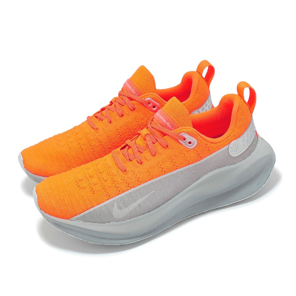 Nike 慢跑鞋Reactx Infinity Run 4 Premium 男鞋橘銀運動鞋HQ2934-800