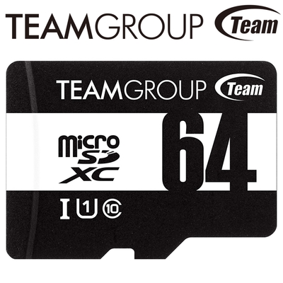 Team 十銓 64GB 100MB/s microSDXC UHS-I C10 記憶卡