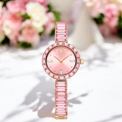 SWAROVSKI 施華洛世奇 Matrix Bangle系列 水晶腕錶-25mm 5679890