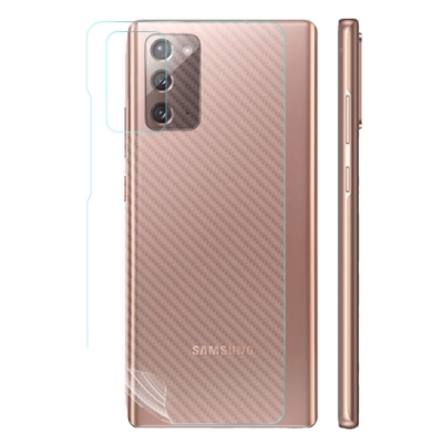 (臺灣製)【o-one】大螢膜PRO Samsung三星 Galaxy Note20 5G 全膠背面保護貼 手機保護貼-CARBON款