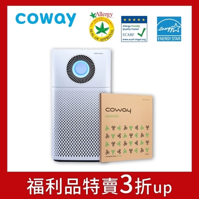 A級福利品 Coway 抑制流感 20坪 綠淨力噴射循環空氣清淨機 AP-1516D+贈活性碳濾網一片
