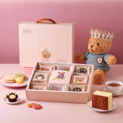 【金格】暖暖熊禮盒(皇冠熊熊款)5入-母親節禮盒